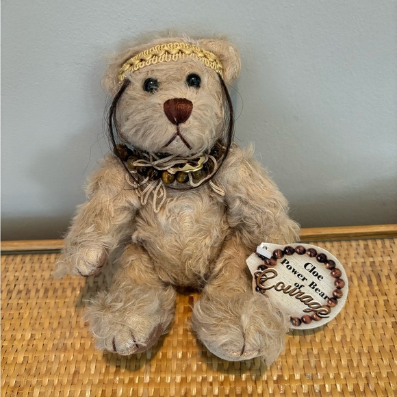 Vintage Pickford Bears CLOE “ the brass button power bear of courage” tigers eye - Picture 1 of 7